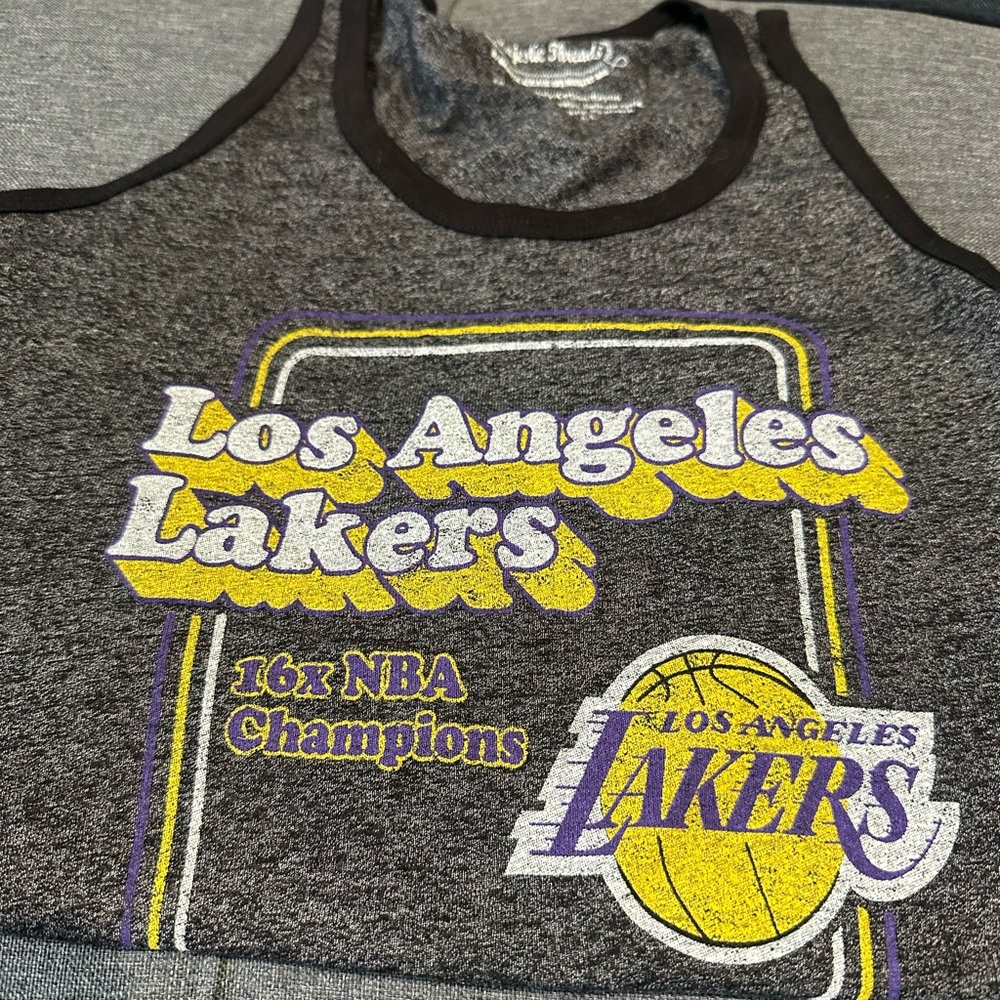 Los Angeles Lakers Women's Gray Tank Top